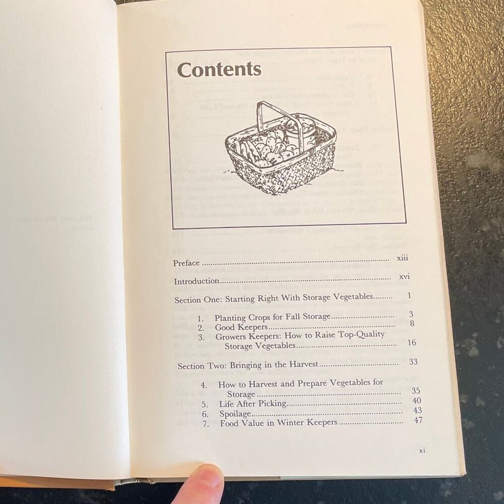 "Root Cellaring," 1979 1st ed, Storey Garden Way Hardcover - Picture 10 of 11